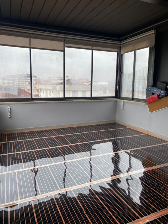 Kış bahçesi elektrikli yerden ısıtma- parke altı ısıtma (Aydıner evleri,Tuzla İstanbul) 